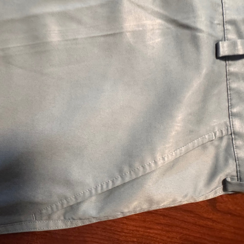 Nike Golf Shorts Men's 36 Gr blue Flat‎ Front Dri-Fit Polyester Spandex Athletic - Picture 3 of 8